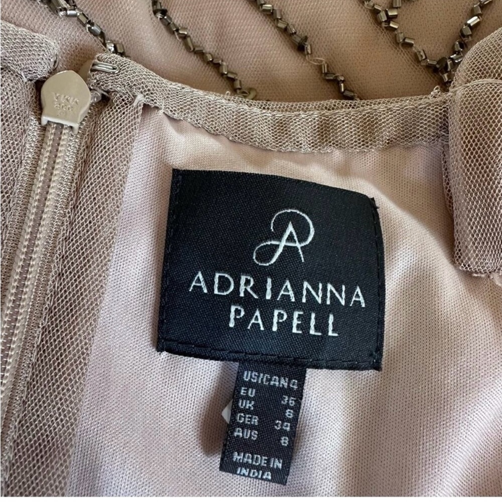 Adrianna Papell Beaded cocktail dress in size 4 - Picture 6 of 16